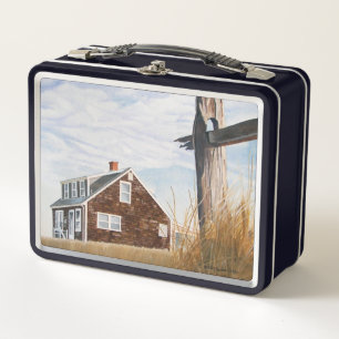 Beach House Sunrise Metal Lunch Box