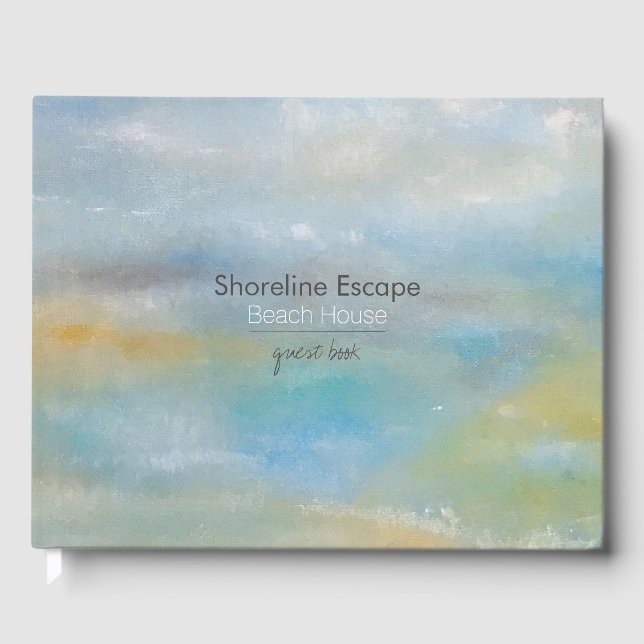 Beach House Vacation Rental Guest Book (Front)