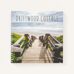 Beach House Vacation Rental Guest Comments Notebook