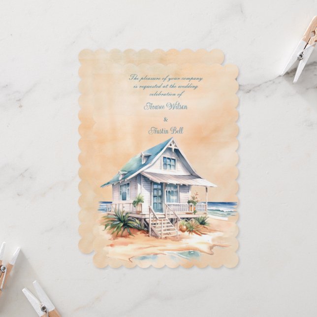 Beach House Wedding (Front/Back In Situ)
