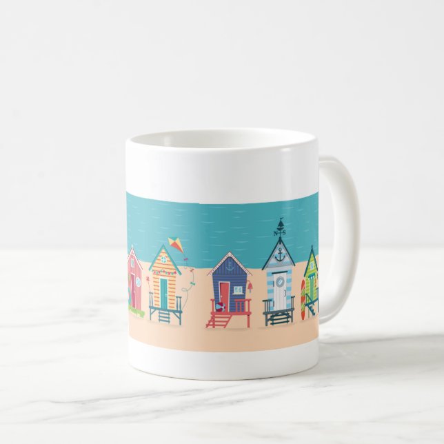Beach Houses Coffee Mug (Front Right)