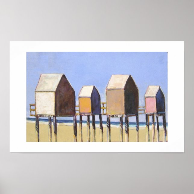 Beach Houses-Print Poster (Front)