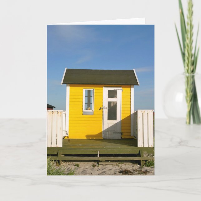 Beach hut, Aero Card (Front)