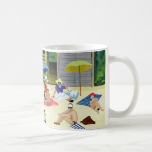 Beach Huts 1991 Coffee Mug
