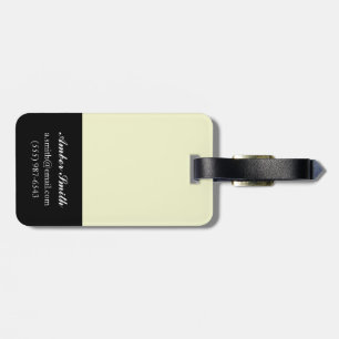 Beach Huts 1991 Luggage Tag