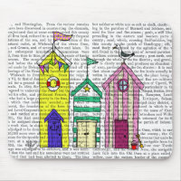 Beach Huts 1 Illustration