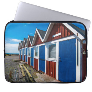 Beach Huts 3 Laptop Sleeve