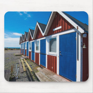 Beach Huts 3 Mouse Mat