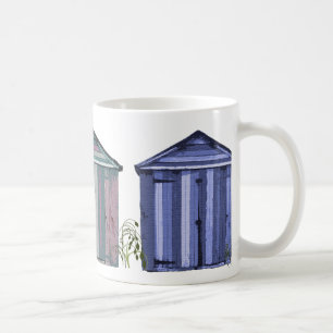 Beach Huts Art Coffee Mug