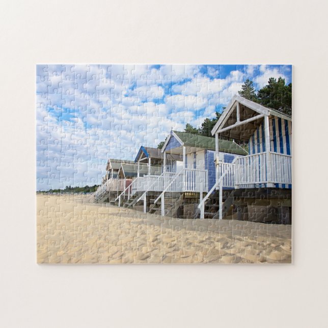 Beach Huts at Wells-next-the-sea Jigsaw Puzzle (Horizontal)