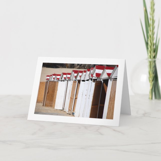 BEACH HUTS Card (Front)