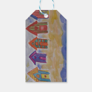 Beach Huts Gift Tags