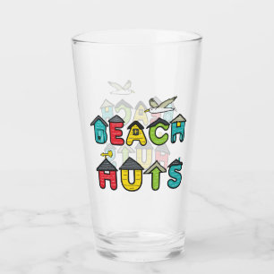 Beach Huts Glass