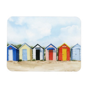 Beach Huts I Magnet