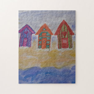 Beach Huts Jigsaw Puzzle