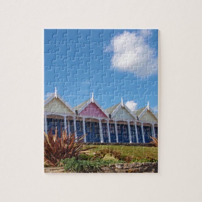 Beach Huts Jigsaw Puzzle (Vertical)