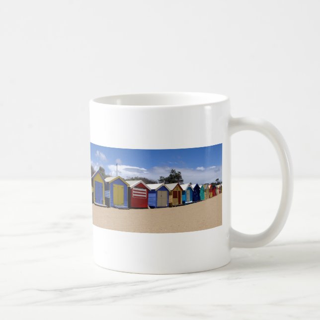 Beach Huts Melbourne 2 Coffee Mug (Right)
