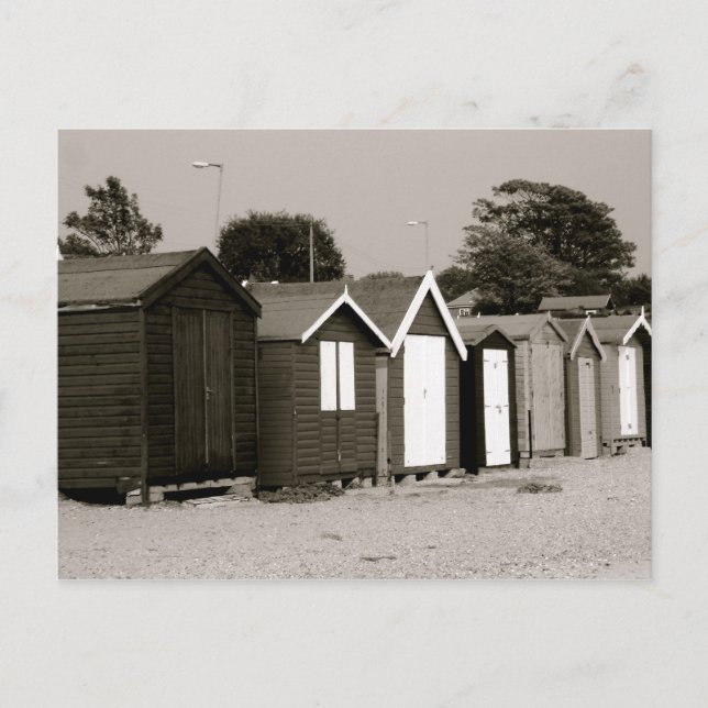 Beach Huts, Mersea Island, Essex, England Postcard (Front)