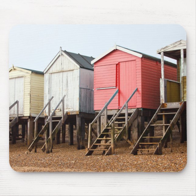Beach Huts Mouse Mat (Front)