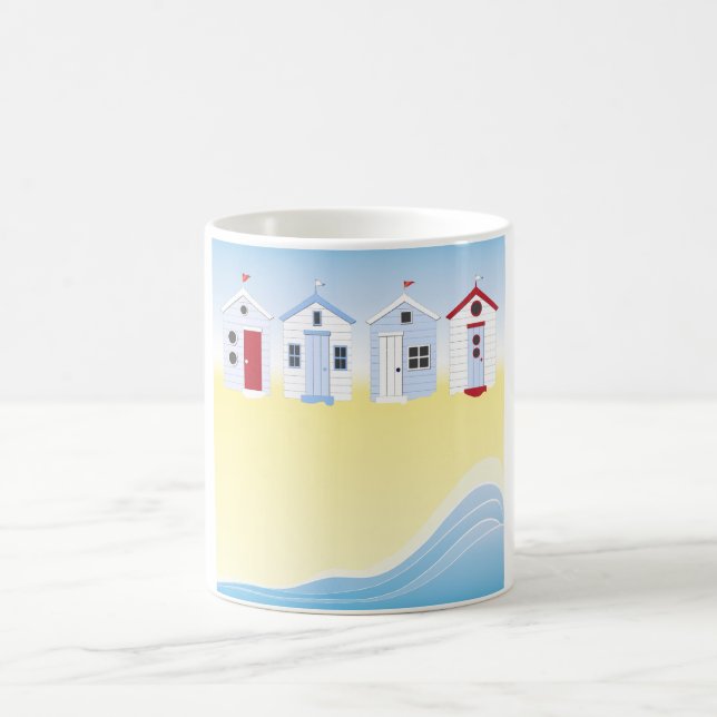 Beach Huts Mug (Center)