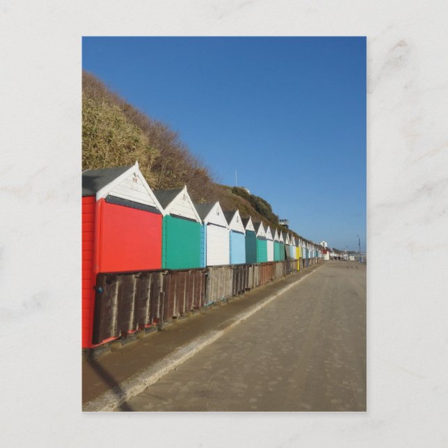 Beach huts postcard (Front)