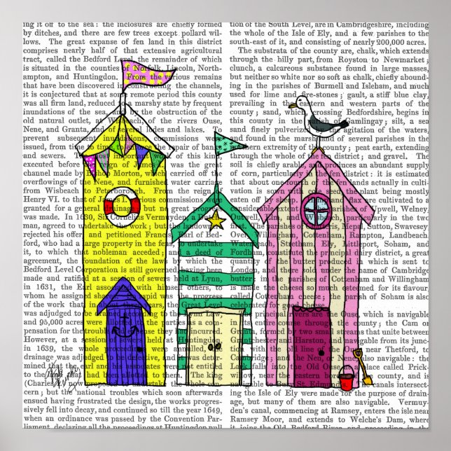Beach Huts Poster (Front)