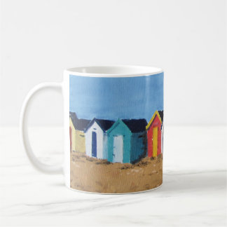 Beach Huts Southwold England Coffee Mug