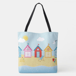 Beach Huts Tote Bag
