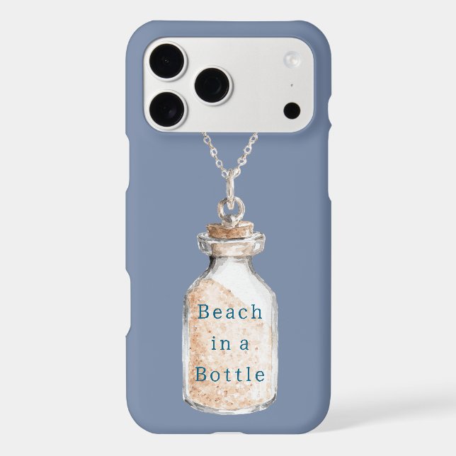 Beach in a Bottle Necklace (Back)
