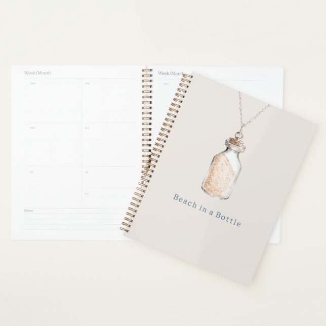 Beach in a Bottle Necklace Planner (Display)