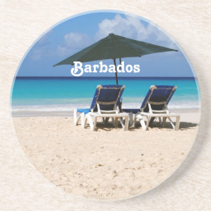 Beach in Barbados Coaster