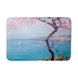 Beach in Biarritz, France (by Kimon Loghi) Bath Mat