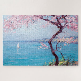 Beach in Biarritz, France (by Kimon Loghi) Jigsaw Puzzle