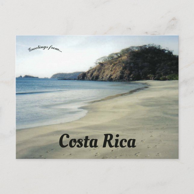 Beach in Costa Rica Postcard (Front)