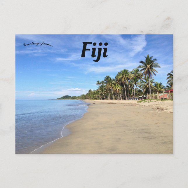 Beach in Fiji Postcard (Front)