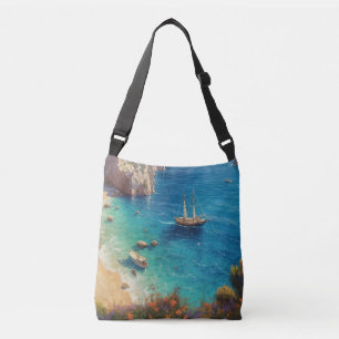 Beach in Greece Crossbody Bag