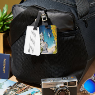 Beach in Greece Luggage Tag