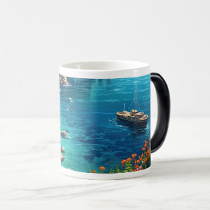 Beach in Greece Magic Mug