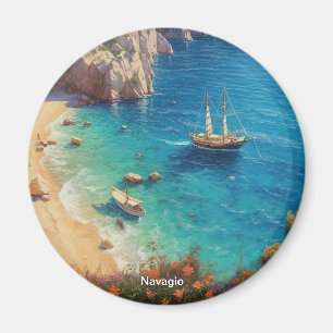 Beach in Greece Magnet