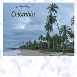 Beach in La Guajira Colombia Postcard