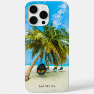 Beach in Maldives custom name phone cases