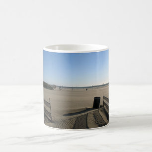 Beach in Morning by M. Izzo - Playa del Rey Memori Coffee Mug