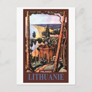 Beach in Palanga town, Lithuania Postcard