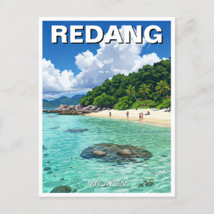 Beach in Redang Malaysia Postcard