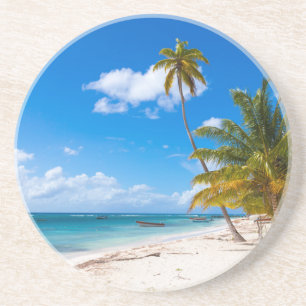 Beach in Saona Dominican Republic Coaster