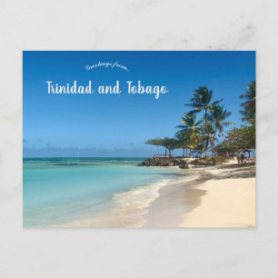 Beach in Trinidad and Tobago Postcard