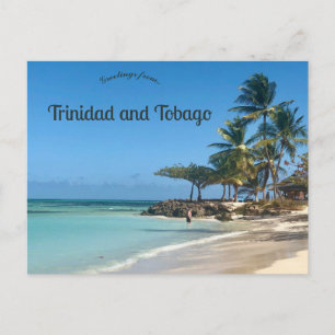Beach in Trinidad and Tobago Postcard