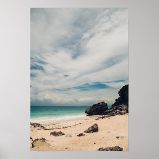Beach In Tulum, Mexico Poster