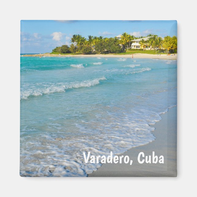 Beach in Vardero, Cuba Magnet (Front)