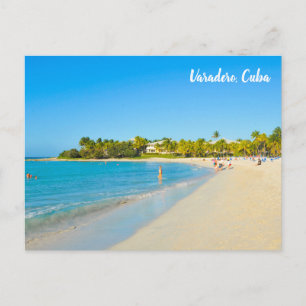 Beach in Vardero, Cuba Postcard
